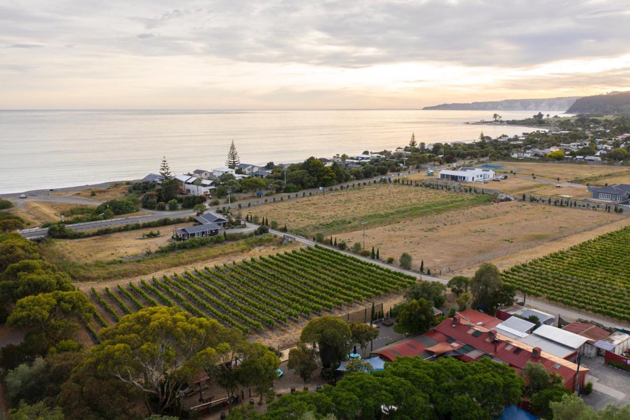 Beach Front Wine Makers Cottage Te Awanga Bagian luar foto